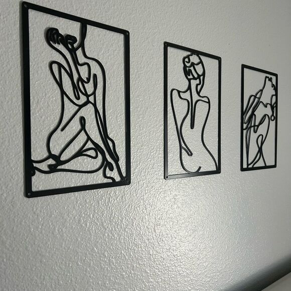 Apple Other - Metal Frame Art 3 Piece Set 8.5x13.